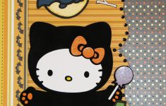 Ornaments to Apply on Halloween Scrapbook Pages The Avid Scrapper Hello Boo Kitty Halloween Scrapbook Pages