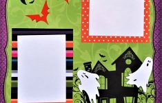 Ornaments to Apply on Halloween Scrapbook Pages Two Page Halloween Scrapbook Kit 12 X 12 Ready To Assemble Scrapbook Layout Scrapbook Pages