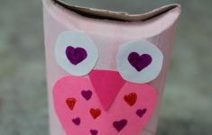 Owl Craft Toilet Paper Roll Cute Owl Valentines Day Toilet Paper Roll Craft owl craft toilet paper roll|getfuncraft.com