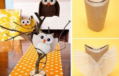 Owl Craft Toilet Paper Roll Paper Owl Craft owl craft toilet paper roll|getfuncraft.com