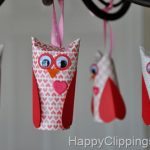 Owl Craft Toilet Paper Roll Valentine Paper Roll Owls1 owl craft toilet paper roll|getfuncraft.com
