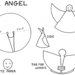 Paper Angel Crafts Foil Paper Angels paper angel crafts|getfuncraft.com