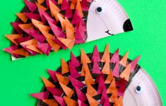 Paper Art And Craft Hedgehogs 1 paper art and craft |getfuncraft.com