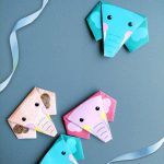 Paper Arts And Crafts For Kids Easy Diy Paper Origami Elephant For Kids paper arts and crafts for kids |getfuncraft.com
