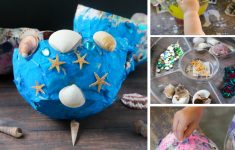Paper Bowl Crafts Mermaid Treasure Bowl Craft paper bowl crafts|getfuncraft.com