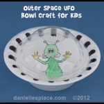 Paper Bowl Crafts Ufo Paper Bowl Craft paper bowl crafts|getfuncraft.com