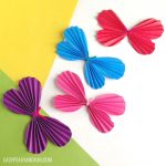 Paper Butterfly Craft Construction Paper Butterflies paper butterfly craft|getfuncraft.com