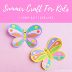 Paper Butterfly Craft Summer Craft For Kids Paper Butterflies Facebook 600x503 paper butterfly craft|getfuncraft.com