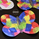 Paper Butterfly Craft Tissue2bpaper2bshapes2bbutterfly2b52bsquare paper butterfly craft|getfuncraft.com