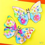 Paper Butterfly Craft Woven Butterfly 1 Of 1 2 1 paper butterfly craft|getfuncraft.com