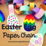 Paper Chain Craft Easter Egg Paper Chain Bt paper chain craft|getfuncraft.com