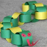 Paper Chain Craft Paper Craft Snake paper chain craft|getfuncraft.com