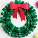 Paper Christmas Crafts Christmas Wreath Paper Crafts Origami 439x660 Copy paper christmas crafts|getfuncraft.com