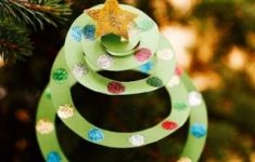 Paper Christmas Crafts Diy Spiral Tree Ornament paper christmas crafts|getfuncraft.com
