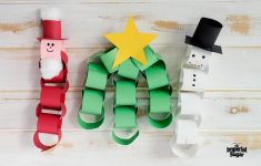 Paper Christmas Crafts Paper Chain Christmas Crafts Imperial paper christmas crafts|getfuncraft.com
