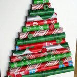 Paper Christmas Crafts Wrapping Paper Christmas Tree paper christmas crafts|getfuncraft.com