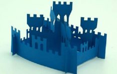 Paper Craft Castle Simple Medieval Castle Papercraft paper craft castle|getfuncraft.com