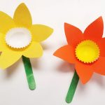 Paper Craft For Kids Daffodil Diy Craft paper craft for kids|getfuncraft.com
