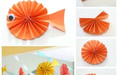 Paper Craft For Kids Fish Square paper craft for kids|getfuncraft.com