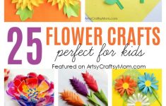 Paper Craft For Kids Flowers 25 Flower Crafts For Kids 1 paper craft for kids flowers|getfuncraft.com