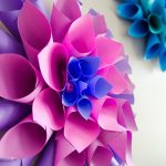 Paper Craft For Kids Flowers Dahlia Flower Wreath paper craft for kids flowers|getfuncraft.com