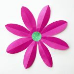 Paper Craft For Kids Flowers Foldingpaperflowers 8petal Step8 paper craft for kids flowers|getfuncraft.com