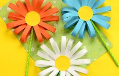 Paper Craft For Kids Flowers Paper Flower Craft paper craft for kids flowers|getfuncraft.com