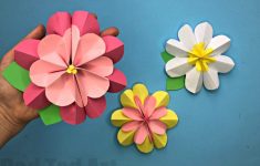 Paper Craft For Kids Flowers Paper Flower Diy paper craft for kids flowers|getfuncraft.com