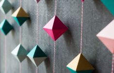 Paper Craft Ideas For Decoration Diy Paper Geode Garland paper craft ideas for decoration |getfuncraft.com