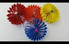 Paper Craft Ideas For Decoration How To Make A Paper Flowers Very Easy And Simple Paper Crafts Diy Room Decoration Ideas Wall Decor paper craft ideas for decoration |getfuncraft.com