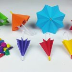 Paper Craft Ideas For Decoration Simple Colored Umbrella paper craft ideas for decoration |getfuncraft.com