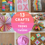 Paper Craft Ideas For Teenagers 13 Crafts For Teens Collage1 paper craft ideas for teenagers|getfuncraft.com