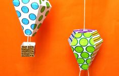 Paper Craft Ideas For Teenagers Hot Air Balloon Mobile Template S2 paper craft ideas for teenagers|getfuncraft.com