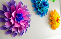 Paper Craft Making Diy Paper Dahlia Flowers paper craft making|getfuncraft.com