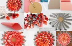 Paper Craft Making Paper Dahlia Wreath paper craft making|getfuncraft.com