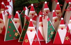 Paper Crafts Christmas Christmas Craft Triangle Gift Boxes Advent Calendar paper crafts christmas|getfuncraft.com