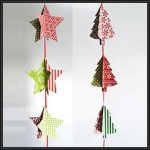 Paper Crafts Christmas Five Pointed Star And Christmas Tree Papercraft Decorations paper crafts christmas|getfuncraft.com