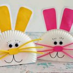 Paper Crafts For Kids Absolutely Fun Easter Bunny Paper Crafts For Kids Simply Made From Paper Plate paper crafts for kids|getfuncraft.com