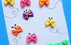 Paper Crafts For Kids Bow Tie Noodle Butterflies Craft For Kids paper crafts for kids|getfuncraft.com