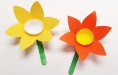 Paper Crafts For Kids Daffodil Diy Craft paper crafts for kids|getfuncraft.com