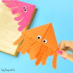 Paper Crafts For Kids Octopus Corner Bookmarks Origami For Kids paper crafts for kids|getfuncraft.com