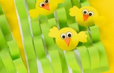Paper Crafts For Kids Spring Chick Paper Craft For Kids paper crafts for kids|getfuncraft.com