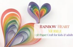 Paper Crafts For Preschoolers Spinning Rainbow Heart Mobile Construction Paper Crafts For Kids Fb 500x278 paper crafts for preschoolers|getfuncraft.com