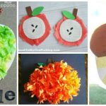 Paper Crafts For Toddlers Fall Crafts Kids With Tissue Paper paper crafts for toddlers|getfuncraft.com