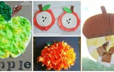 Paper Crafts For Toddlers Fall Crafts Kids With Tissue Paper paper crafts for toddlers|getfuncraft.com
