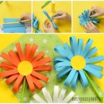 Paper Crafts Step By Step Simple Paper Flower Craft 1 paper crafts step by step|getfuncraft.com