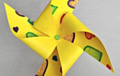 Paper Crafts Step By Step Summer Paper Windmill Step 6 paper crafts step by step|getfuncraft.com