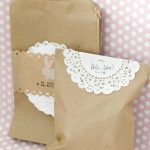 Paper Doily Craft Ideas Brown Bag And Paper Doily Pouches paper doily craft ideas|getfuncraft.com