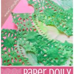 Paper Doily Crafts For Kids Christmas Tree Painted Doily Craft Pink 2 paper doily crafts for kids|getfuncraft.com