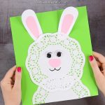 Paper Doily Crafts For Kids Doily Bunny Craft For Kids paper doily crafts for kids|getfuncraft.com